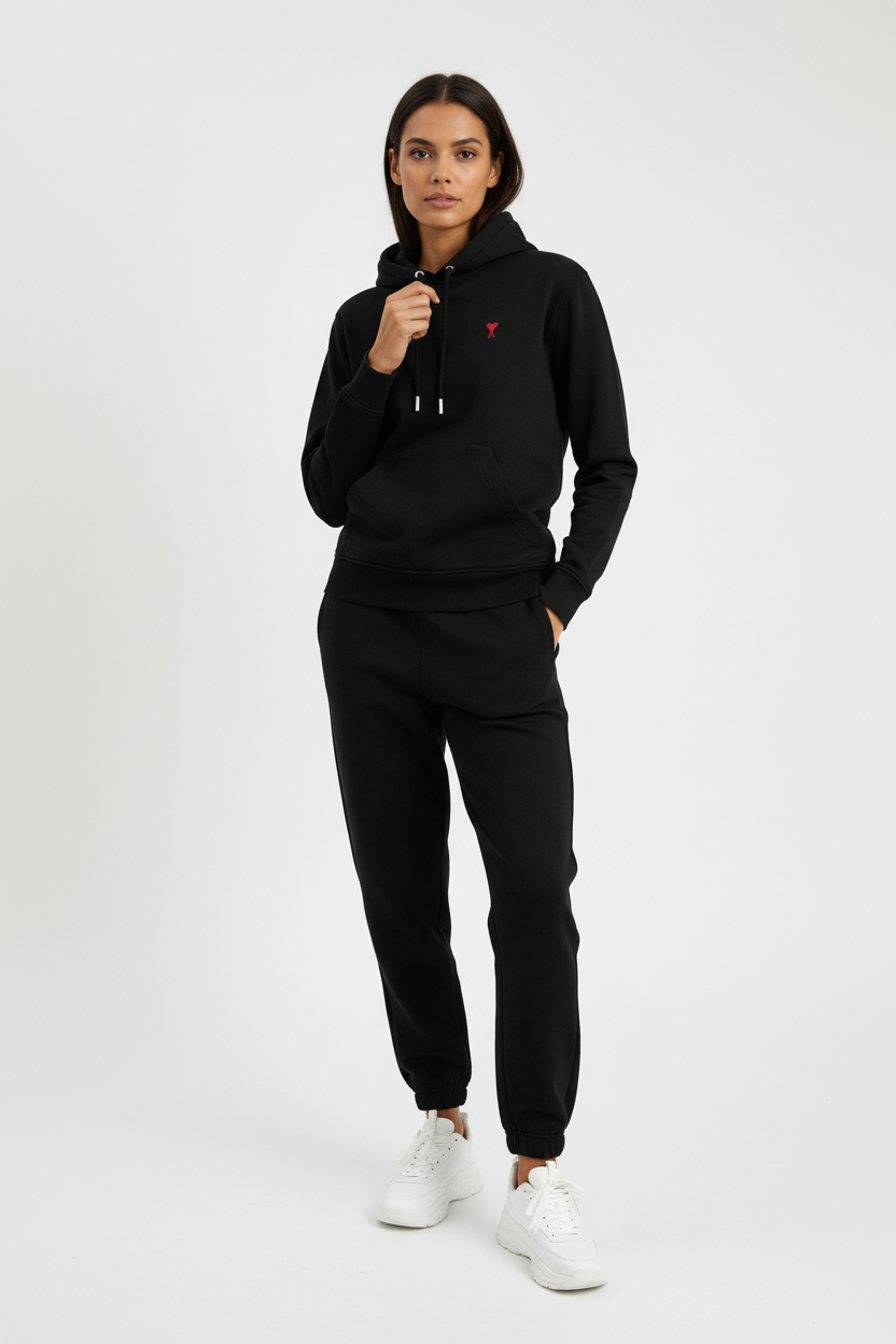 Black Hoodie - Woman